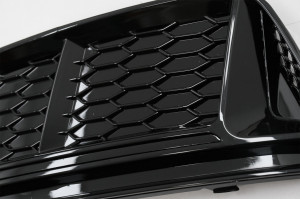 Grile Laterale compatibil cu Audi A4 B9 Sedan Avant 2016-2018 RS4 Desing Negru - Img 3