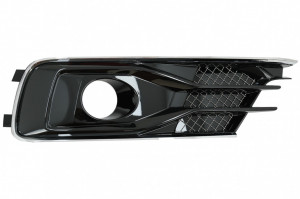 Grile Laterale compatibil cu AUDI A6 C7 4G Facelift 2015-2018 Negru Lucios - Img 2