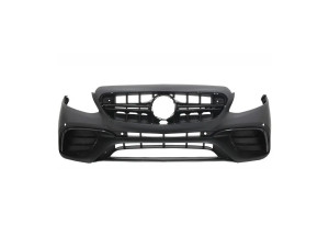 Kit Exterior Complet compatibil cu Mercedes E-Class W213 E63 Design 2016-2019 cu Ornamente Tobe Negre - Img 2
