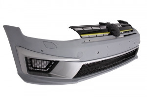Kit Exterior Complet compatibil cu VW Golf VII 7 2012-2017 R400 Look cu Sistem Evacuare - Img 3