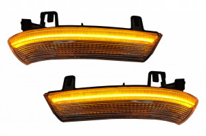 Lampi Semnalizare Dinamica Oglinzi compatibil cu VW Golf 5, 6 Variant Golf Plus (2005-2014) Jetta (2005-2011) Passat B6 3C / Sharan (2003-2010) Skoda Superb 2002-2008 Fumuriu