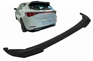 Lip Bara Spate compatibil cu Seat Leon Mk4 FR 2020-> Negru Lucios - Img 2