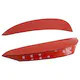 Ornamente Aripi cu Ornamente bara fata flapsuri compatibil cu MERCEDES E-Class W213 S213 Rosu - Img 3