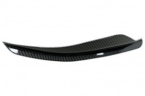 Ornamente bara fata flapsuri compatibil cu VW Golf 8 Mk8 MQB GTI, R-Line 2020-> Carbon Look - Img 3
