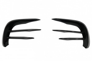 Ornamente bara fata flapsuri Negru Lucios compatibil cu Mercedes E-Class W213 Facelift 2020->