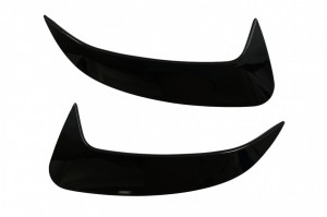 Ornamente Bara Spate Flapsuri compatibil cu MERCEDES A Class W177 2018-> A35 Design Negru Lucios - Img 3