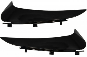 Ornamente bara Spate flapsuri compatibil cu Mercedes C Class C205 A205 2014-2018 Coupe Cabriolet Negru Lucios