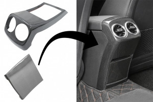 Ornamente interior Consola Centrala Spate compatibil cu Mercedes A-Class W177 (2018->) Carbon