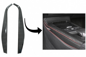 Ornamente interior Laterale Consola compatibil cu Mercedes A-Class W177 2018-> Carbon