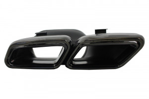 Ornamente tobe compatibil cu sistemul de evacuare Mercedes Benz S-Class W222 E-Class W212 S212 Facelift CLS W218 SL-Class R231 E63 S65 SL65 A-Design Negre - Img 4