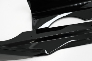Pachet Exterior Aero compatibil cu BMW X5 G05 2018-> M-Tech Black Knight Design Negru Lucios - Img 5