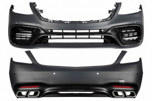 Pachet Exterior compatibil cu Mercedes S-Class W222 Facelift 2013-2017 S63 Design