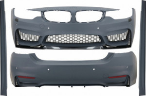 Pachet Exterior Complet compatibil cu BMW Seria 4 F32 Coupe F33 Cabrio 2013-> M4 Design