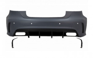 Pachet Exterior Complet compatibil cu Mercedes A-Class W176 2012-2018 Facelift A45 Design - Img 4