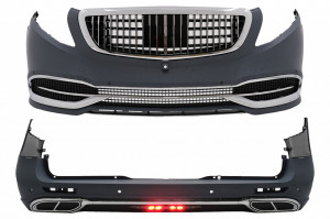 Pachet Exterior Complet compatibil cu Mercedes V-Class W447 2014-2019 2020 Design