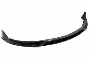 Pachet Exterior Complet de Extensii compatibil cu Tesla Model 3 2017-> Prelungire Bara Fata cu Difuzor de aer si Eleron Negru Lucios - Img 3