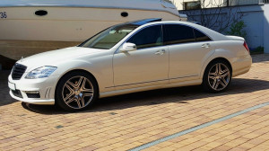 Praguri Laterale compatibil cu MERCEDES S-Class W221 (2005-2011) S65 Design Versiunea Scurta - Img 4