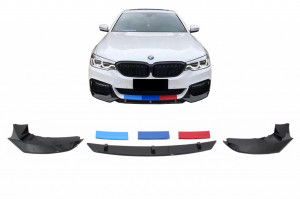 Prelungire Bara Fata compatibil cu BMW Seria 5 G30 G31 2017-> M5 Design Negru Lucios - Img 2