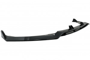 Prelungire Bara Fata Lip compatibil cu Audi A4 B9 8W S-Line (2016-2018) Negru Lucios - Img 5