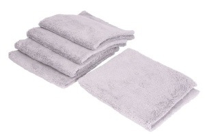 Set 5 lavete microfibra, 40 cm x 40 cm x 1.1 mm grosime, 380 g / mp