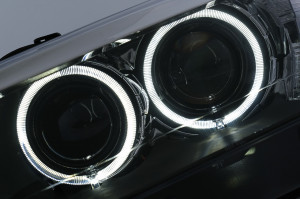Set faruri LED Angel Eyes compatibil cu BMW X3 F25 SUV 2011-2014 - Img 4
