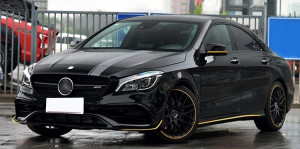 Set Stickere Gri Inchis compatibil cu MERCEDES CLA W117 C117 X117 2013-2016 A-Class W176 2012-> A45 Design - Img 4