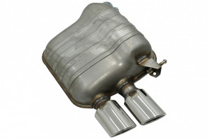 Sistem de evacuare cu Tips-uri Duble compatibil cu Audi Q5 8R 2008-2016 Crom - Img 5