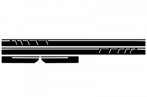 Stickere Laterale Negru Mat MERCEDES CLA W117 C117 X117 2013-2016 A-Class W176 2012-> - Img 2