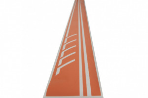 Stickere Laterale Portocaliu Mat MERCEDES Benz C207 2009-2016 - Img 5