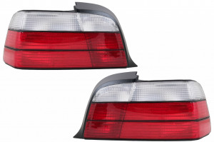 Stopuri compatibil cu BMW Seria 3 E36 Coupe Cabrio 1992 -1998 Rosu/Alb