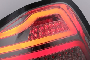 Stopuri FULL LED compatibil cu Mercedes M-Class W164 2005-2008 Fumuriu - Img 4