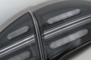 Stopuri FULL LED compatibil cu Porsche Cayenne 958 E2 92A Prefacelift 2010-2014 Negru Smoke cu Indicatoare Dinamice - Img 4