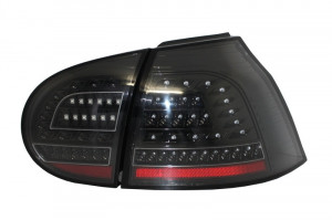 Stopuri FULL LED compatibil cu VW Golf V 2004-2009 Negru Urban Style - Img 2