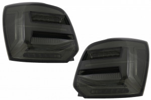 Stopuri Full LED compatibil cu VW POLO 6R 6C 2011-2017 Semnal Dinamic Vento Look Fumuriu