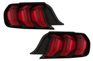 Stopuri Full LED compatibile cu Ford Mustang VI S550 (2015-2019) Semnal Dinamic Secvential - Img 4