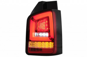 Stopuri Full LED Rosu Clar compatibile cu VW Transporter Multivan V T5 Facelift 2010-2015 - Img 2