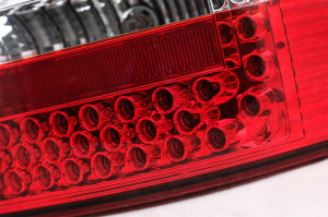 Stopuri LED compatibil cu Audi A6 4B C5 Avant Station Wagon 1997-2005 Rosu si Alb Clar - Img 4