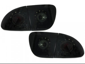 Stopuri LED compatibil cu SEAT Leon 1999-2005_ negru / fum - Img 2