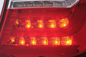 Stopuri LED Light Bar compatibil cu BMW Seria 1 E81 E87 2004-2007 Rosu Clar - Img 4