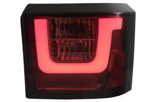 Stopuri LED Light Bar compatibil cu VW T4 Transporter Caravelle Multivan 1990-2003 Rosu Fumuriu - Img 2