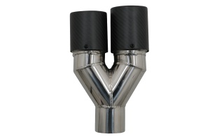 Toba Ornament Sistem de evacuare Carbon Fiber Finisaj Mat Parte Stanga - Img 3
