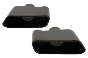 Tobe Ornamente compatibil cu sistemul de evacuare BMW seria 5 F10 F11 2011-2017 Sport Performance 550i Design Editie Negru