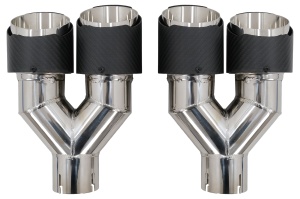 Tobe Ornamente Sistem de evacuare Carbon Fiber Finisaj Lucios 6.1cm - Img 4
