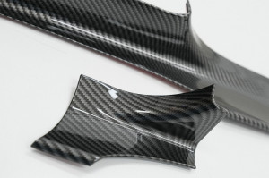 Trim Interior Consola compatibil cu Mercedes-Benz C-Class W205 2014-2018 GLC X253 2015-2018 Carbon Fiber Style LHD - Img 6