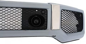 Ansamblu Bara Fata G65 cu Grila Centrala GT-R Panamericana Design compatibil cu MERCEDES G-Class W463 1989-2012 - Img 2