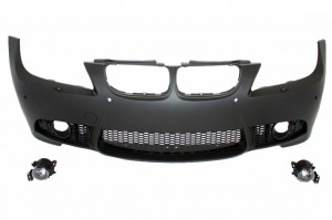 Bara Fata compatibil cu BMW Seria 3 E90 E91 Touring LCI Facelift 2008-2011 M3 Design cu PDC - Img 3
