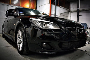 Bara Fata compatibil cu BMW seria 5 E60 E61 2007-2010 M-Technik Design fara Proiectoare Ceata - Img 3
