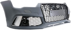Bara Fata cu Prelungire Bara Real Carbon compatibil cu AUDI A7 4G Facelift 2015-2018 RS7 Design - Img 3