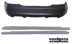 Bara Spate compatibil cu Mercedes S-Class W221 2005-2010 S65 Design cu Praguri Laterale Versiunea Scurta