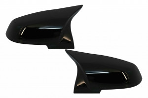 Capace oglinzi compatibil cu BMW 1/2/3/4 Series F20 F21 F22 F23 F30 F31 F32 F33 F36 Negru Lucios